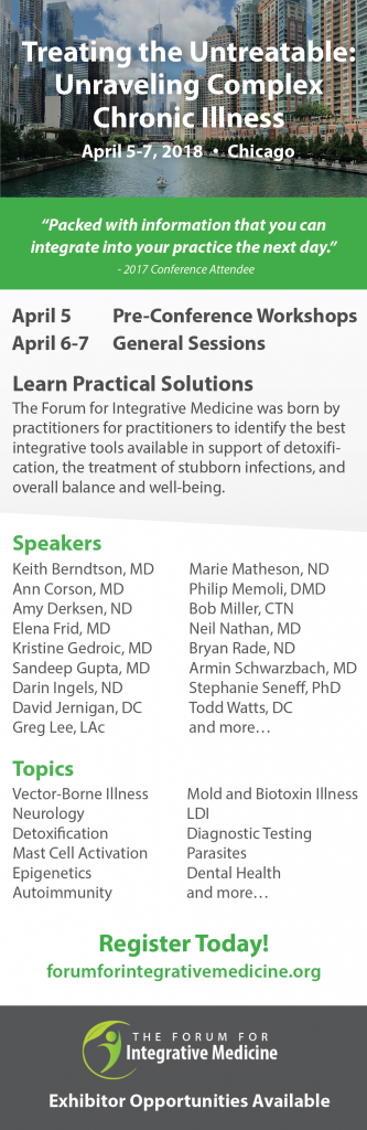 The Forum for Integrative Medicine 2018 Conference